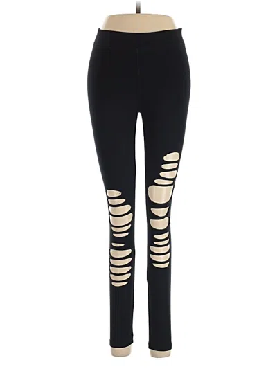 Pre-owned Express Leggings In Black