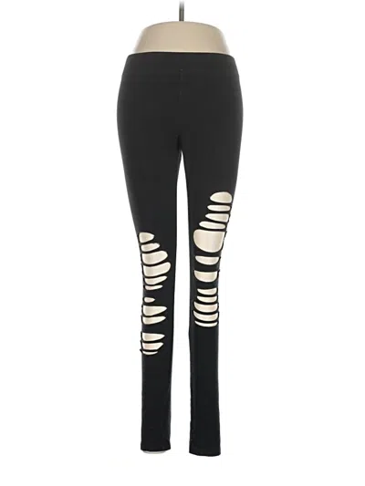 Pre-owned Express Leggings In Black