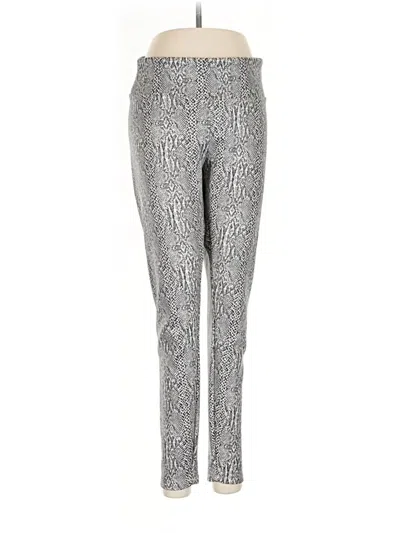 Pre-owned Express Leggings In Silver