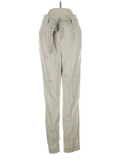 Pre-owned Express Linen Pants In Gray