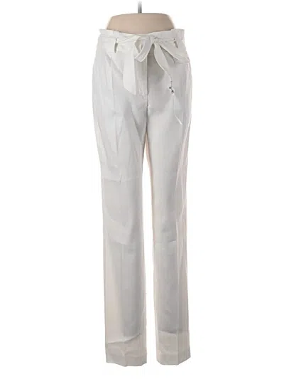 Pre-owned Express Linen Pants In Silver