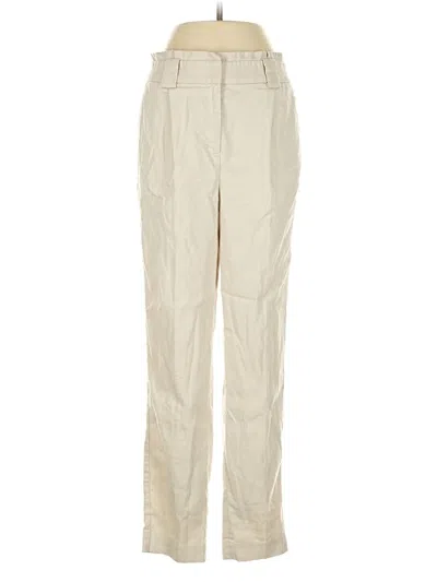 Pre-owned Express Linen Pants In White