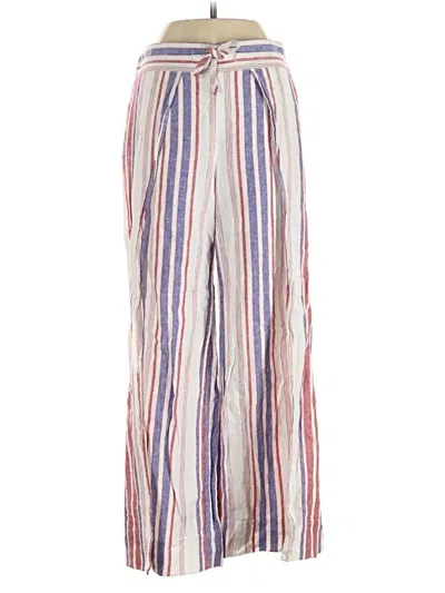 Pre-owned Express Linen Pants In White