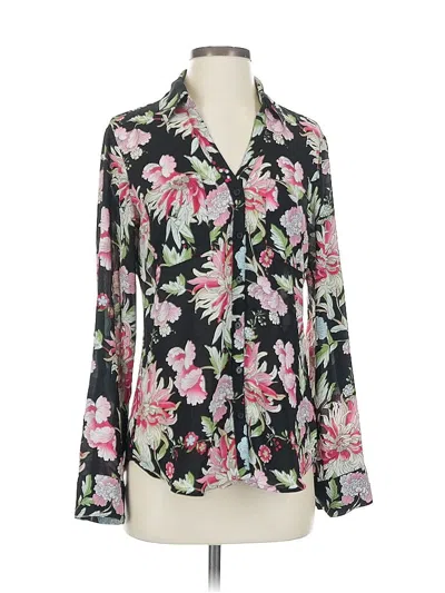 Pre-owned Express Long Sleeve Blouse In Black