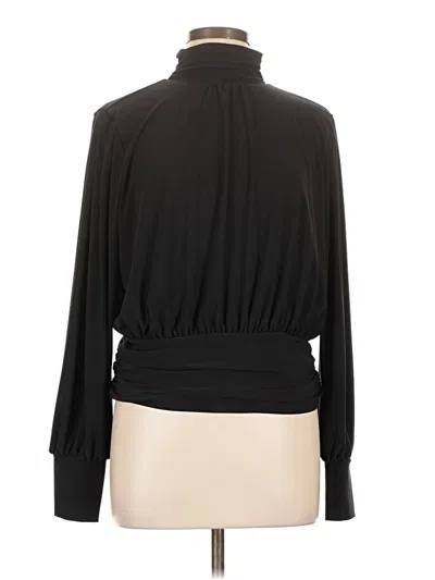 Pre-owned Express Long Sleeve Blouse In Black