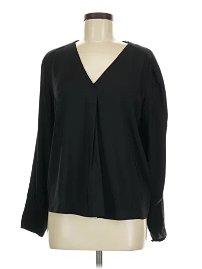Pre-owned Express Long Sleeve Blouse In Black