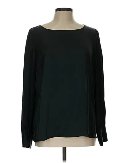 Pre-owned Express Long Sleeve Blouse In Black