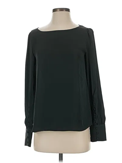 Pre-owned Express Long Sleeve Blouse In Black