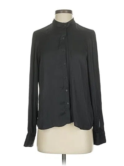 Pre-owned Express Long Sleeve Blouse In Black