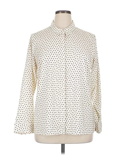 Pre-owned Express Long Sleeve Blouse In Brown