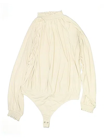 Pre-owned Express Long Sleeve Blouse In Brown