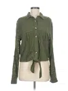 Express Long Sleeve Blouse In Green