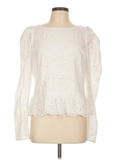 Express Long Sleeve Blouse In White