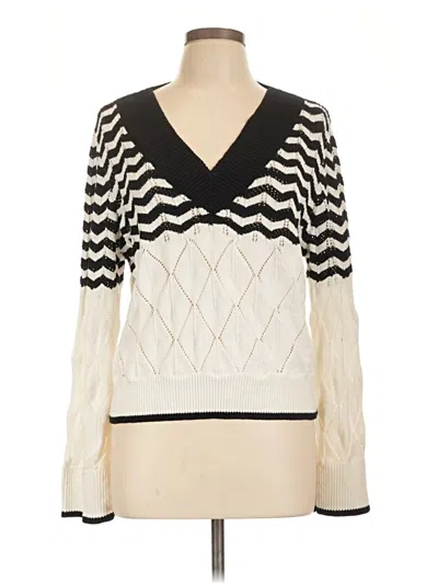 Express Long Sleeve Blouse In Ivory