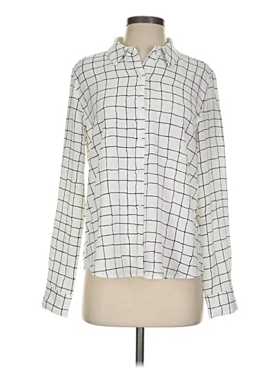Express Long Sleeve Blouse In Ivory