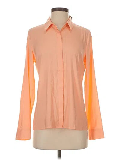 Express Long Sleeve Blouse In Orange