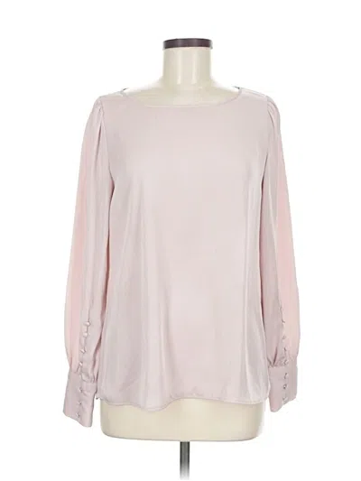 Pre-owned Express Long Sleeve Blouse In Pink