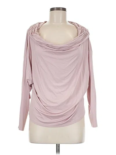 Express Long Sleeve Blouse In Pink