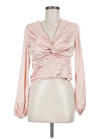 Express Long Sleeve Blouse In Pink