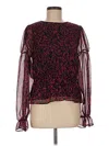 Express Long Sleeve Blouse In Red