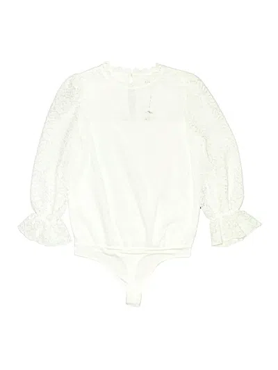 Express Long Sleeve Blouse In White