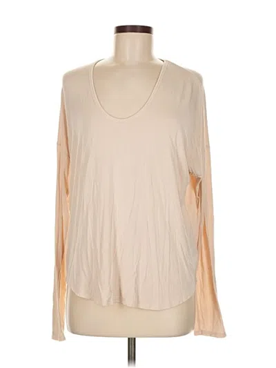 Pre-owned Express Long Sleeve T-shirt In Brown
