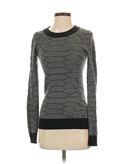 Pre-owned Express Long Sleeve T-shirt In Gray