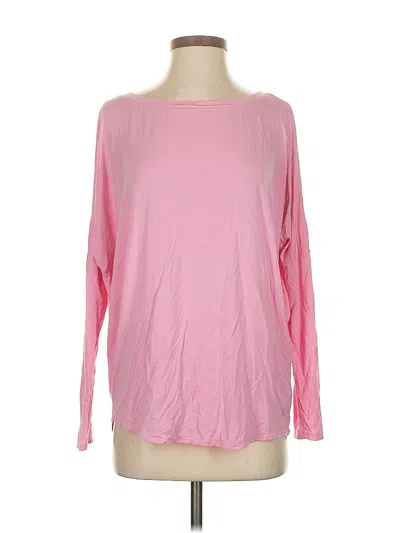 Pre-owned Express Long Sleeve T-shirt In Pink