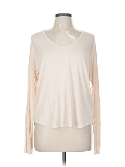 Pre-owned Express Long Sleeve T-shirt In White