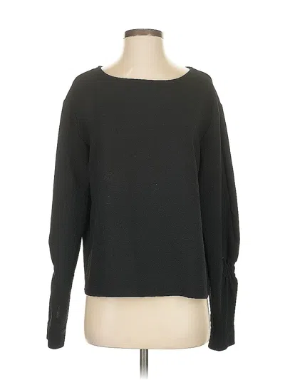 Pre-owned Express Long Sleeve Top Black Boatneck Tops
