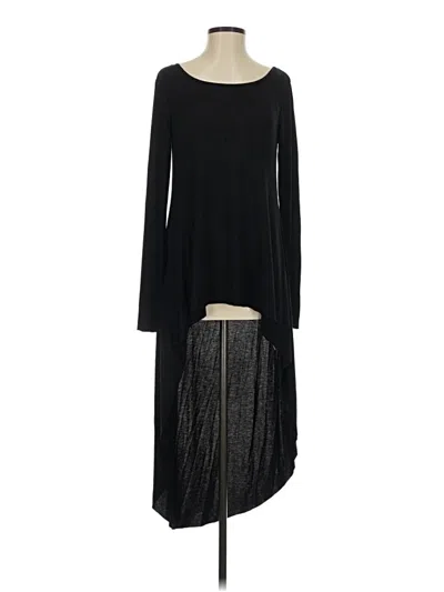 Pre-owned Express Long Sleeve Top Black Boatneck Tops