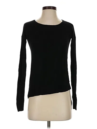 Pre-owned Express Long Sleeve Top Black Boatneck Tops