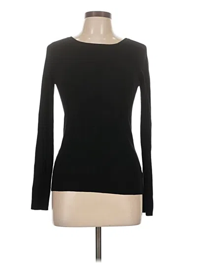 Pre-owned Express Long Sleeve Top Black Boatneck Tops
