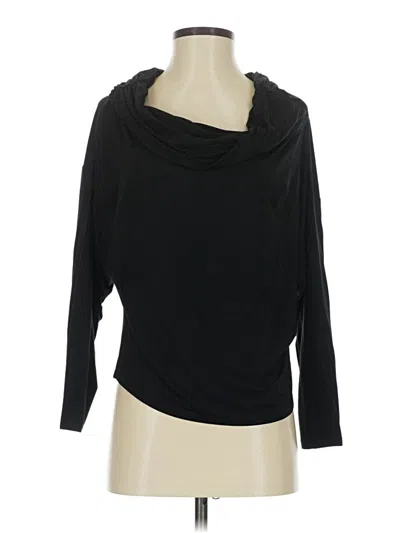 Pre-owned Express Long Sleeve Top Black Cowl Neck Tops