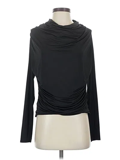 Pre-owned Express Long Sleeve Top Black Cowl Neck Tops
