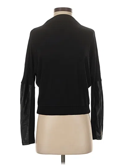 Pre-owned Express Long Sleeve Top Black Turtleneck Tops