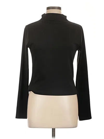 Pre-owned Express Long Sleeve Top Black Turtleneck Tops