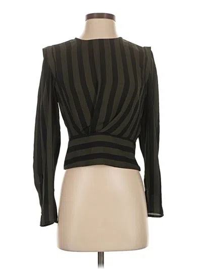 Pre-owned Express Long Sleeve Top Black Turtleneck Tops
