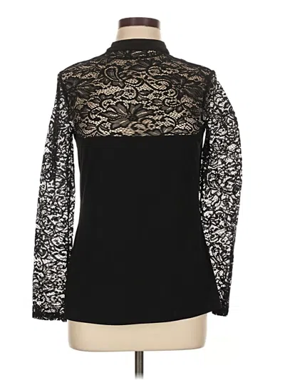Pre-owned Express Long Sleeve Top Black Turtleneck Tops