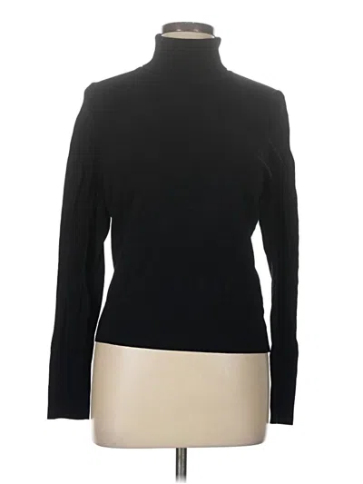 Pre-owned Express Long Sleeve Top Black Turtleneck Tops