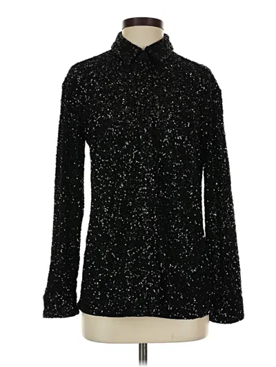 Pre-owned Express Long Sleeve Top Black Turtleneck Tops