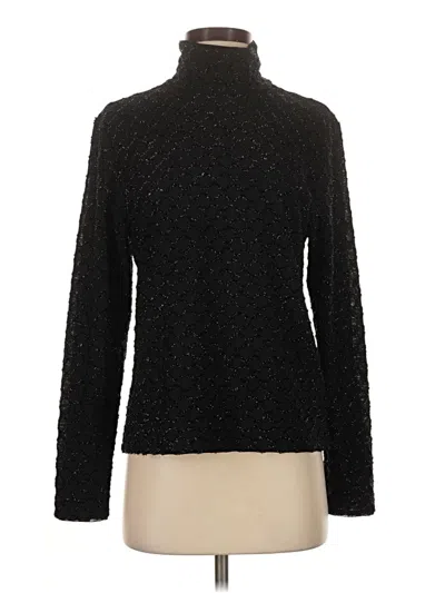 Pre-owned Express Long Sleeve Top Black Turtleneck Tops
