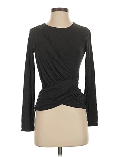 Pre-owned Express Long Sleeve Top Gray Cowl Neck Tops