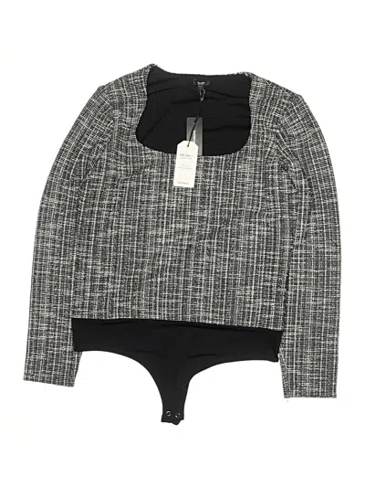 Express Long Sleeve Top Gray Turtleneck Tops