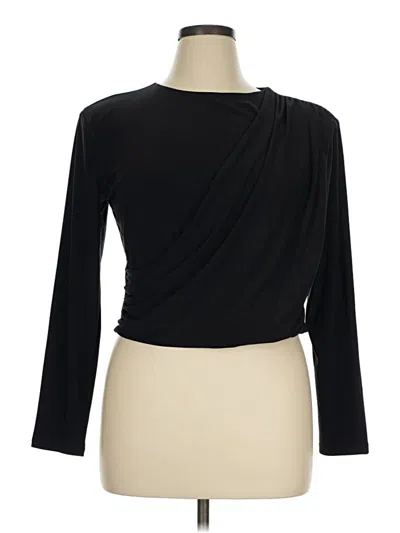 Pre-owned Express Long Sleeve T-shirt In Black