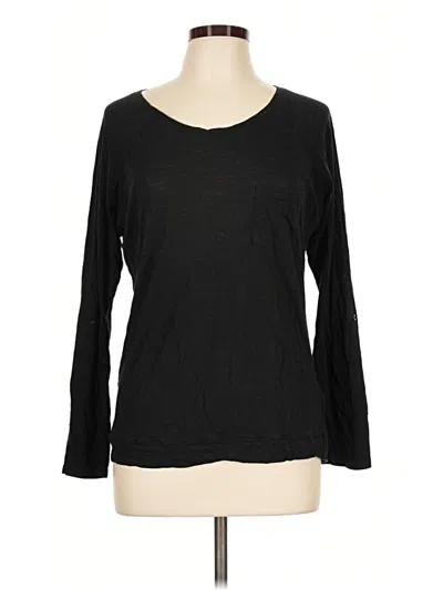 Pre-owned Express Long Sleeve T-shirt In Black