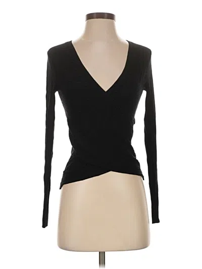 Pre-owned Express Long Sleeve T-shirt In Black