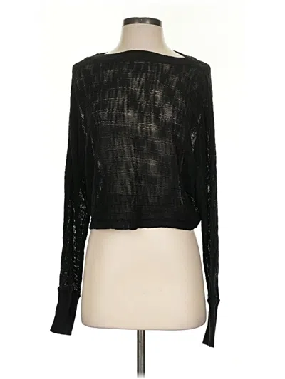 Pre-owned Express Long Sleeve T-shirt In Black