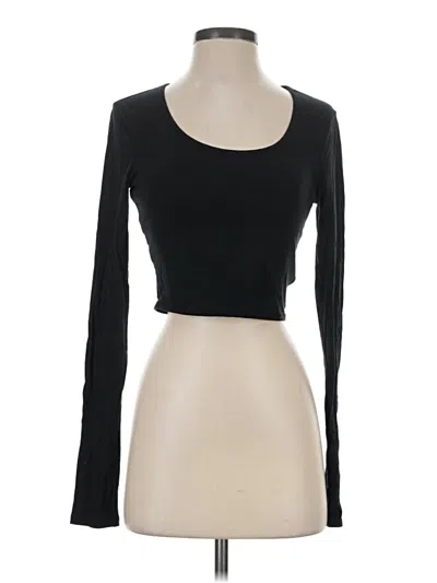 Pre-owned Express Long Sleeve T-shirt In Black