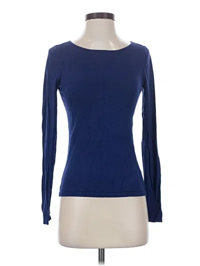 Pre-owned Express Long Sleeve T-shirt In Blue